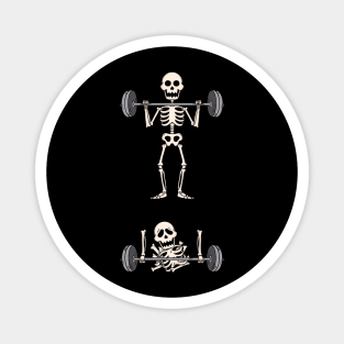 Skeleton Gym Magnet